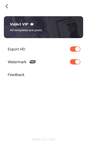 VidArt视频编辑器VIP破解