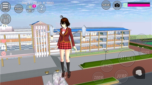 樱花校园模拟器英文版